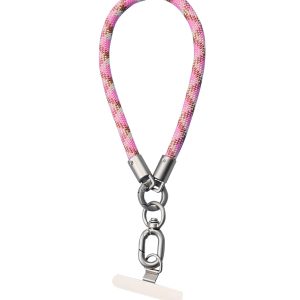 Rope Phone Wrist Strap - Berry Blush