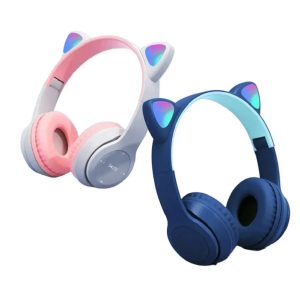 Bluetooth VODOOL Wireless Cat Headphones with Ear Glow