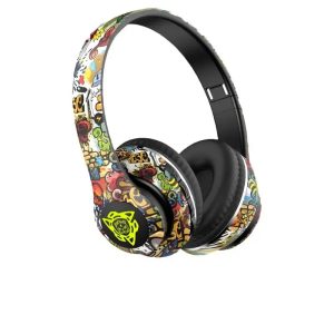 Newmsnr Graffiti Foldable Wireless Bluetooth Headphones