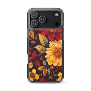 Twilight Flowerfield Clear Case for iPhone 17 Pro Max - Durable & Stylish Protective Phone Cover