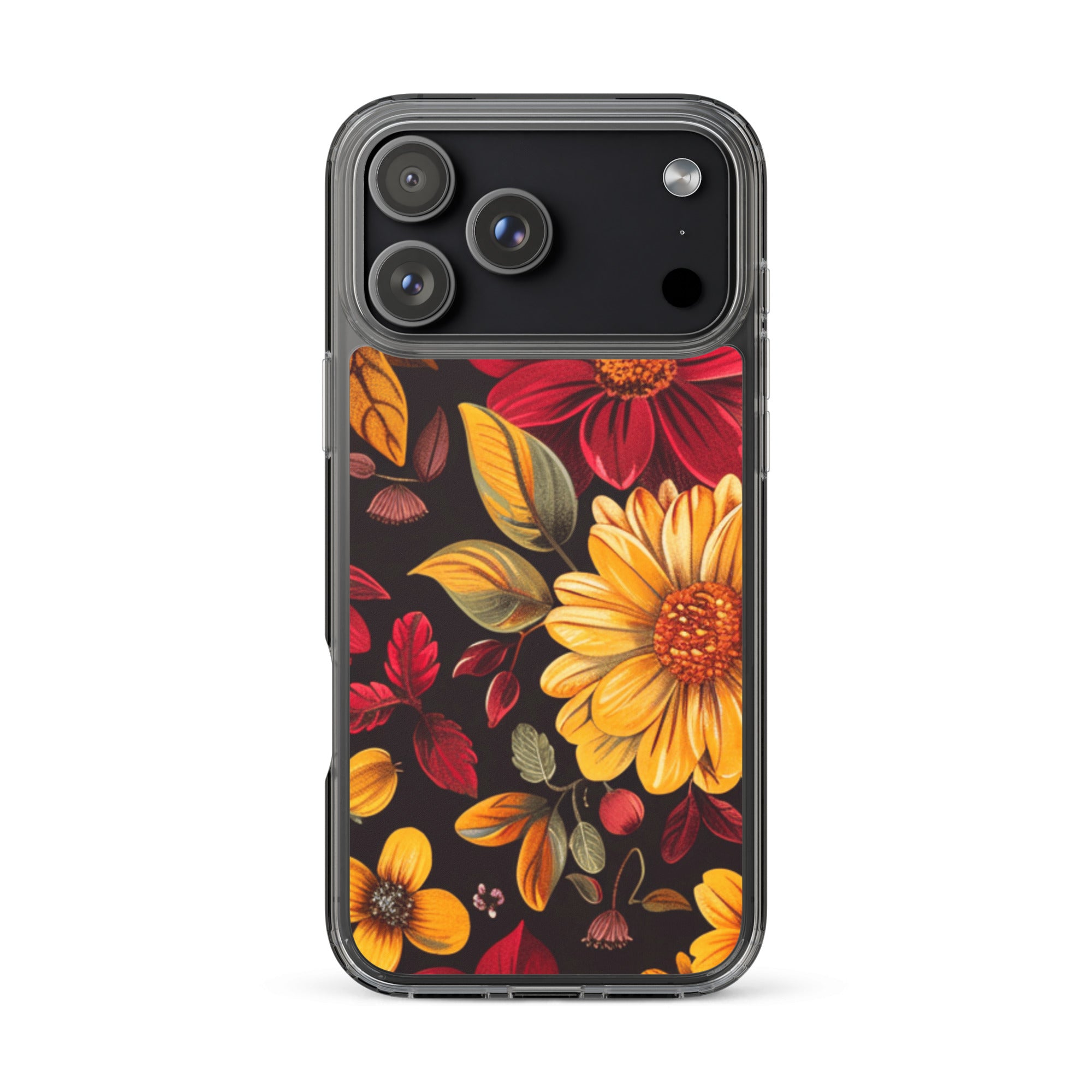 Twilight Flowerfield Clear Case for iPhone 17 Pro Max - Durable & Stylish Protective Phone Cover